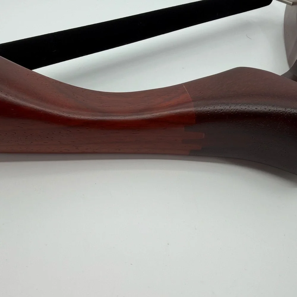 Butler Luxury Tailor Made Suit Hanger Wooden Velvet Trouser Bar Wide Shoulder